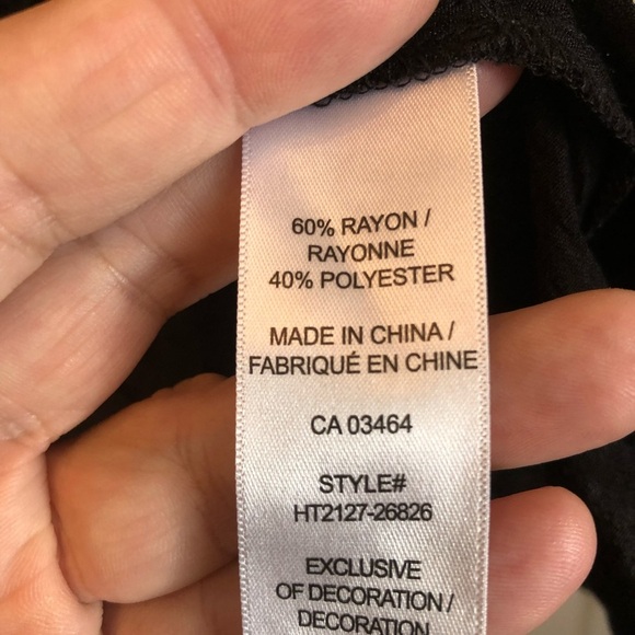 Ricki's xxl Black Pleated Blouse with Embellished Details- perfect for work - Picture 4 of 7